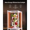 imageVEVOR Hydroponic Growing System with Grow Light 30 Pods Vertical 6 Tiers Hydroponic Tower Home Hydronic Garden with Water Pump Plants Germination Kit for Indoor Herbs Fruits and Vegetables6 Tiers30 PodsWith Grow Light