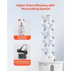imageVEVOR Hydroponic Growing System with Grow Light 30 Pods Vertical 6 Tiers Hydroponic Tower Home Hydronic Garden with Water Pump Plants Germination Kit for Indoor Herbs Fruits and Vegetables6 Tiers30 PodsNo Grow Light