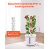 imageVEVOR Hydroponic Growing System with Grow Light 30 Pods Vertical 6 Tiers Hydroponic Tower Home Hydronic Garden with Water Pump Plants Germination Kit for Indoor Herbs Fruits and Vegetables6 Tiers30 PodsNo Grow Light