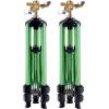 imageVEVOR Impact Sprinkler on Tripod Base 2 Packs Heavy Duty Tripod Sprinklers with Brass Head ampamp 34quot NH Connector 360 Degree Large Area Irrigation Sprinkler Adjustable Heights Sprinkler for Yard2PC