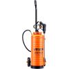 imageVEVOR Industrial Concrete Sprayer with Wheeled Cart 5 Gallon Stainless Steel Sprayer Heavy Duty TriPoxy Pump Sprayers 205Wand 48quot ampamp 120quot Hoses 2 Brass Nozzles for Construction Lawn ampamp Garden35 Gal Sprayer with Cart