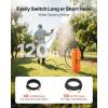 imageVEVOR Industrial Concrete Sprayer with Wheeled Cart 5 Gallon Stainless Steel Sprayer Heavy Duty TriPoxy Pump Sprayers 205Wand 48quot ampamp 120quot Hoses 2 Brass Nozzles for Construction Lawn ampamp Garden35 Gal Sprayer