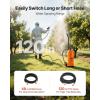 imageVEVOR Industrial Concrete Sprayer with Wheeled Cart 5 Gallon Stainless Steel Sprayer Heavy Duty TriPoxy Pump Sprayers 205Wand 48quot ampamp 120quot Hoses 2 Brass Nozzles for Construction Lawn ampamp Garden35 Gal Sprayer with Cart
