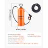 imageVEVOR Industrial Concrete Sprayer with Wheeled Cart 5 Gallon Stainless Steel Sprayer Heavy Duty TriPoxy Pump Sprayers 205Wand 48quot ampamp 120quot Hoses 2 Brass Nozzles for Construction Lawn ampamp Garden35 Gal Sprayer
