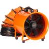imageVEVOR Industrial Portable Air Blower Ventilator with Hose 3198CFM 12 Inch Heavy Duty Tube Exhaust Fan with 164ft Flexible Duct 585W High Velocity Air Mover for Extraction and Ventilation1070CFM  8in16ft Combo Fan and Hose