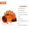 imageVEVOR Industrial Portable Air Blower Ventilator with Hose 3198CFM 12 Inch Heavy Duty Tube Exhaust Fan with 164ft Flexible Duct 585W High Velocity Air Mover for Extraction and Ventilation1070CFM  8in16ft Combo Fan and Hose