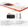 imageVEVOR Inflatable Floating Dock Inflatable Dock Platform NonSlip Air Dock Platform with Portable Carrying Bag ampamp Detachable Ladder Floating Platform Island Raft for Pool Beach Ocean15 x 65FTMesh Version