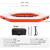 imageVEVOR Inflatable Floating Dock Inflatable Dock Platform NonSlip Air Dock Platform with Portable Carrying Bag ampamp Detachable Ladder Floating Platform Island Raft for Pool Beach Ocean85 FTHexagonal Version