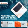 imageVEVOR Inflatable Floating Dock Inflatable Dock Platform NonSlip Air Dock Platform with Portable Carrying Bag ampamp Detachable Ladder Floating Platform Island Raft for Pool Beach Ocean10 x 10 FTMesh Version