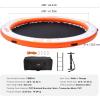 imageVEVOR Inflatable Floating Dock Inflatable Dock Platform NonSlip Air Dock Platform with Portable Carrying Bag ampamp Detachable Ladder Floating Platform Island Raft for Pool Beach Ocean8 FTCircle Version