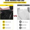 imageVEVOR LLDPE Pond Liner 20x25 ft Pond Liner 20 Mil Fish Pond Liners for Waterfall Pond and Fish PondsLLDPE