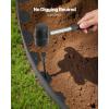 imageVEVOR Landscape Edging 66 ft x 4 in Plastic Garden Border Edging with 60 Spikes ampamp 2 Ground Stakes No Dig Flexible Lawn Edgings Roll UVResistant Mini Fence Borders for Flower Beds Yard Paver33ft4inLshaped