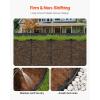 imageVEVOR Landscape Edging 66 ft x 4 in Plastic Garden Border Edging with 60 Spikes ampamp 2 Ground Stakes No Dig Flexible Lawn Edgings Roll UVResistant Mini Fence Borders for Flower Beds Yard Paver20ft2inLshaped