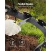 imageVEVOR Landscape Edging 66 ft x 4 in Plastic Garden Border Edging with 60 Spikes ampamp 2 Ground Stakes No Dig Flexible Lawn Edgings Roll UVResistant Mini Fence Borders for Flower Beds Yard Paver20ft2inLshaped