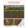 imageVEVOR Landscape Edging 66 ft x 4 in Plastic Garden Border Edging with 60 Spikes ampamp 2 Ground Stakes No Dig Flexible Lawn Edgings Roll UVResistant Mini Fence Borders for Flower Beds Yard Paver60ft17inLshaped