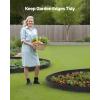 imageVEVOR Landscape Edging 66 ft x 4 in Plastic Garden Border Edging with 60 Spikes ampamp 2 Ground Stakes No Dig Flexible Lawn Edgings Roll UVResistant Mini Fence Borders for Flower Beds Yard Paver66ft4inLshaped
