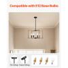 imageVEVOR Landscape Lighting 6W Low Voltage LED Landscape Lights IP66 Waterproof Landscape Spotlights Yard Lawn Garden Pathway Outdoor Lights 12V 24V 450LM Warm White 3000K 12 Pack with ConnectorsIndoorLantern Chandelier