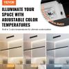 imageVEVOR Landscape Lighting 6W Low Voltage LED Landscape Lights IP66 Waterproof Landscape Spotlights Yard Lawn Garden Pathway Outdoor Lights 12V 24V 450LM Warm White 3000K 12 Pack with ConnectorsIndoorDimmable Linear Pendant Light