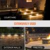 imageVEVOR Landscape Lighting 6W Low Voltage LED Landscape Lights IP66 Waterproof Landscape Spotlights Yard Lawn Garden Pathway Outdoor Lights 12V 24V 450LM Warm White 3000K 12 Pack with ConnectorsOutdoorLandscape Lights