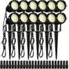 imageVEVOR Landscape Lighting 6W Low Voltage LED Landscape Lights IP66 Waterproof Landscape Spotlights Yard Lawn Garden Pathway Outdoor Lights 12V 24V 450LM Warm White 3000K 12 Pack with ConnectorsOutdoorLandscape Lights