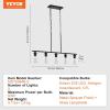 imageVEVOR Landscape Lighting 6W Low Voltage LED Landscape Lights IP66 Waterproof Landscape Spotlights Yard Lawn Garden Pathway Outdoor Lights 12V 24V 450LM Warm White 3000K 12 Pack with ConnectorsIndoorModern Chandelier Light