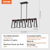 imageVEVOR Landscape Lighting 6W Low Voltage LED Landscape Lights IP66 Waterproof Landscape Spotlights Yard Lawn Garden Pathway Outdoor Lights 12V 24V 450LM Warm White 3000K 12 Pack with ConnectorsIndoorModern Chandelier Light