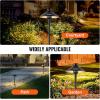 imageVEVOR Landscape Lighting 6W Low Voltage LED Landscape Lights IP66 Waterproof Landscape Spotlights Yard Lawn Garden Pathway Outdoor Lights 12V 24V 450LM Warm White 3000K 12 Pack with ConnectorsOutdoorWalkway Lights
