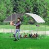 imageVEVOR Large Metal Chicken Coop with Run Walkin Chicken Coop for Yard with Waterproof Cover 65 x 98 x 65 ft Spire Roof Large Poultry Cage for Hen House Duck Coop and Rabbit RunDome Roof