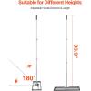 imageVEVOR Lawn Leveling Rake 48quotquotx10quotquot Level Lawn Tool HeavyDuty Lawn Leveler with 78quotquot Steel Extended Handle Yard Leveling Rake Suit for Garden Golf Lawn Farm Green30x10