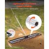 imageVEVOR Lawn Leveling Rake 48quotquotx10quotquot Level Lawn Tool HeavyDuty Lawn Leveler with 78quotquot Steel Extended Handle Yard Leveling Rake Suit for Garden Golf Lawn Farm Green48x10