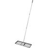 imageVEVOR Lawn Leveling Rake 48quotquotx10quotquot Level Lawn Tool HeavyDuty Lawn Leveler with 78quotquot Steel Extended Handle Yard Leveling Rake Suit for Garden Golf Lawn Farm Green30x10