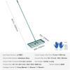imageVEVOR Lawn Leveling Rake 48quotquotx10quotquot Level Lawn Tool HeavyDuty Lawn Leveler with 78quotquot Steel Extended Handle Yard Leveling Rake Suit for Garden Golf Lawn Farm Green30x10