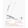 imageVEVOR Lawn Leveling Rake 48quotquotx10quotquot Level Lawn Tool HeavyDuty Lawn Leveler with 78quotquot Steel Extended Handle Yard Leveling Rake Suit for Garden Golf Lawn Farm Green48x10