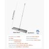 imageVEVOR Lawn Leveling Rake 48quotquotx10quotquot Level Lawn Tool HeavyDuty Lawn Leveler with 78quotquot Steel Extended Handle Yard Leveling Rake Suit for Garden Golf Lawn Farm Green48x10