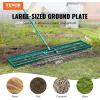 imageVEVOR Lawn Leveling Rake 48quotquotx10quotquot Level Lawn Tool HeavyDuty Lawn Leveler with 78quotquot Steel Extended Handle Yard Leveling Rake Suit for Garden Golf Lawn Farm Green48x10