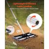 imageVEVOR Lawn Leveling Rake 48quotquotx10quotquot Level Lawn Tool HeavyDuty Lawn Leveler with 78quotquot Steel Extended Handle Yard Leveling Rake Suit for Garden Golf Lawn Farm Green17x10