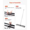imageVEVOR Lawn Leveling Rake 48quotquotx10quotquot Level Lawn Tool HeavyDuty Lawn Leveler with 78quotquot Steel Extended Handle Yard Leveling Rake Suit for Garden Golf Lawn Farm Green48x10