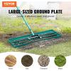imageVEVOR Lawn Leveling Rake 48quotquotx10quotquot Level Lawn Tool HeavyDuty Lawn Leveler with 78quotquot Steel Extended Handle Yard Leveling Rake Suit for Garden Golf Lawn Farm Green30x10