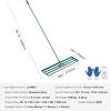 imageVEVOR Lawn Leveling Rake 48quotquotx10quotquot Level Lawn Tool HeavyDuty Lawn Leveler with 78quotquot Steel Extended Handle Yard Leveling Rake Suit for Garden Golf Lawn Farm Green48x10