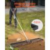 imageVEVOR Lawn Leveling Rake 48quotquotx10quotquot Level Lawn Tool HeavyDuty Lawn Leveler with 78quotquot Steel Extended Handle Yard Leveling Rake Suit for Garden Golf Lawn Farm Green48x10