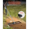 imageVEVOR Lawn Leveling Rake 48quotquotx10quotquot Level Lawn Tool HeavyDuty Lawn Leveler with 78quotquot Steel Extended Handle Yard Leveling Rake Suit for Garden Golf Lawn Farm Green30x10