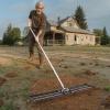 imageVEVOR Lawn Leveling Rake 48quotquotx10quotquot Level Lawn Tool HeavyDuty Lawn Leveler with 78quotquot Steel Extended Handle Yard Leveling Rake Suit for Garden Golf Lawn Farm Green48x10