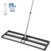 imageVEVOR Lawn Leveling Rake 48quotquotx10quotquot Level Lawn Tool HeavyDuty Lawn Leveler with 78quotquot Steel Extended Handle Yard Leveling Rake Suit for Garden Golf Lawn Farm Green36x10