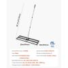 imageVEVOR Lawn Leveling Rake 48quotquotx10quotquot Level Lawn Tool HeavyDuty Lawn Leveler with 78quotquot Steel Extended Handle Yard Leveling Rake Suit for Garden Golf Lawn Farm Green36x10
