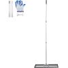 imageVEVOR Lawn Leveling Rake 48quotquotx10quotquot Level Lawn Tool HeavyDuty Lawn Leveler with 78quotquot Steel Extended Handle Yard Leveling Rake Suit for Garden Golf Lawn Farm Green30x10