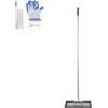 imageVEVOR Lawn Leveling Rake 48quotquotx10quotquot Level Lawn Tool HeavyDuty Lawn Leveler with 78quotquot Steel Extended Handle Yard Leveling Rake Suit for Garden Golf Lawn Farm Green17x10