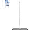 imageVEVOR Lawn Leveling Rake 48quotquotx10quotquot Level Lawn Tool HeavyDuty Lawn Leveler with 78quotquot Steel Extended Handle Yard Leveling Rake Suit for Garden Golf Lawn Farm Green48x10