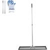 imageVEVOR Lawn Leveling Rake 48quotquotx10quotquot Level Lawn Tool HeavyDuty Lawn Leveler with 78quotquot Steel Extended Handle Yard Leveling Rake Suit for Garden Golf Lawn Farm Green36x10