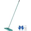 imageVEVOR Lawn Leveling Rake 48quotquotx10quotquot Level Lawn Tool HeavyDuty Lawn Leveler with 78quotquot Steel Extended Handle Yard Leveling Rake Suit for Garden Golf Lawn Farm Green30x10
