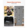 imageVEVOR Leaf Rake 25 Metal Tines Adjustable Garden Rake for Lawns with 183 Inch Wide Head ampamp 364728 Inch Long Handle Heavy Duty Stainless Steel Small Leaves Tool for Gardening Camping Yard Grass75224in width